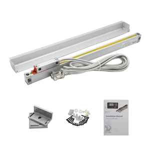 High Precision 50-3000mm Digital Readout Linear Scale Optical Grating Ruler Linear Glass Scale