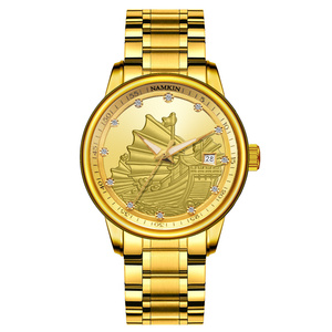 1Customized Luxury Stainless Steel Miyota Automatic Mechanical Water Resistant Chronograph Men's Watch Pointer Dial 20mm Band - Product Image 1