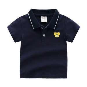 Nuova moda Casual Polo <span class=keywords><strong>t</strong></span>-<span class=keywords><strong>shirt</strong></span> ragazzi 100% cotone morbido Top estivo per bambini Top con motivo a cartoni animati 2-6 anni Baby Polo per bambini - Product Image 6