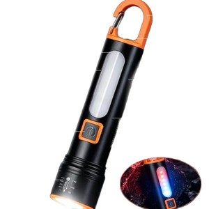Linterna LED Multifuncional con Zoom Telescópico, Carga Rápida Tipo C, Luz Alta de Largo Alcance, Iluminación Portátil para Exteriores - Product Image 5