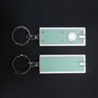 Mini lampe porte-clés UV LED créative carrée, idéale pour les campagnes publicitaires, offrant de petits cadeaux personnalisables avec logos imprimables