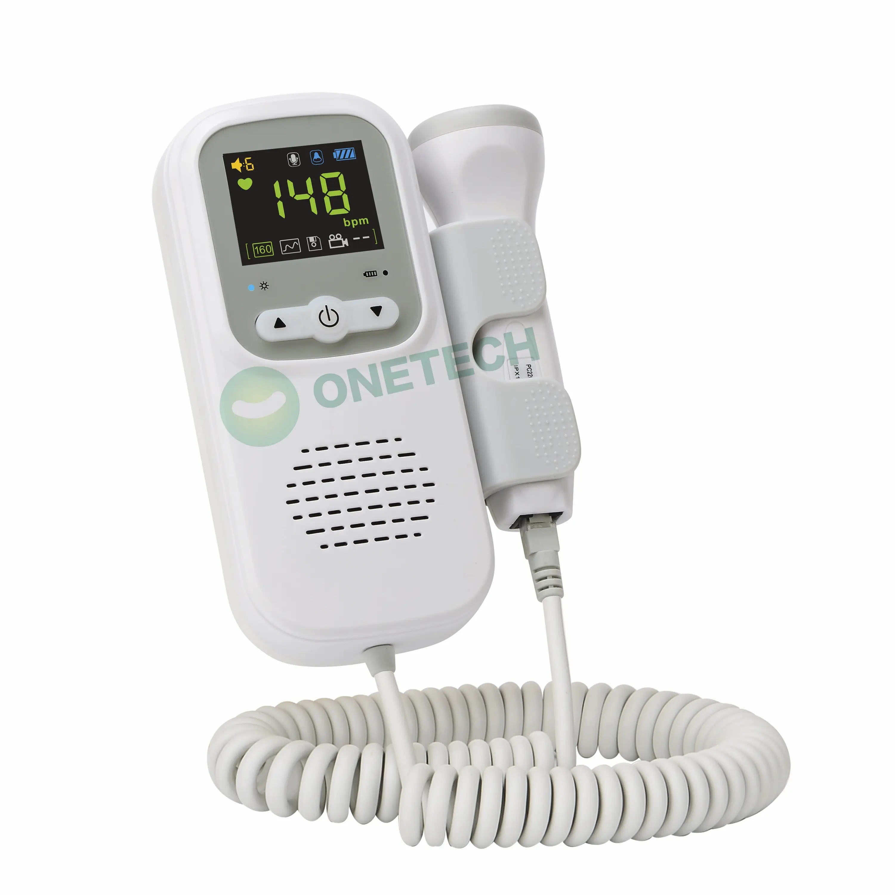 Pocket size Colorful monitor display home & hospital use fetal doppler FD-19A with attractive price