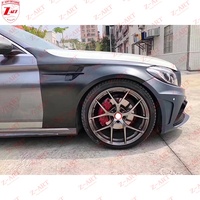 Bemper depan Z-ART 2015-2021, untuk Benz C Class W205 GTR, bemper Facelift, bemper berventilasi untuk Kit Fender Louverder GTR Kelas C