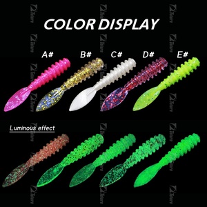 3.6mm 0.4g 10 pz/borsa Wobblers Mini Ocean Rock Fishing esche morbide gomma Soft bait verme morbido esche artificiali spigola in Silicone pesce - Product Image 6