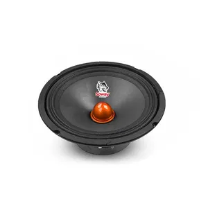 Soway OP-E RP-822 8 Zoll rote Aluminium-Kugel Premium-Qualität Audio-Tür-Lautsprecher für Auto-Stereo-Sound-System Power-Max-Lautsprecher
