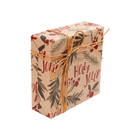 Papier d'emballage de Noël épais personnalisé recyclable pour l'emballage de cadeaux