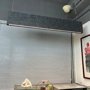 Lampe linéaire LED à montage suspendu, éclairage acoustique, absorbe le son, luminaires linéaires led, Offre Spéciale - Product Image 5