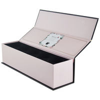 Boîte cadeau rigide en matériaux recyclés de haute qualité, noir mat magnétique, avec laminage mat pour l'emballage du thé et du café, boîte cadeau alimentaire
