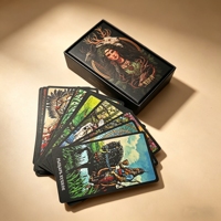 Hochwertige Tarot-Orakelkarten mit Anleitungsbuch, bestes Geschenk, individuelle Tarotkarten für spirituelle Führung in russischer Sprache, Spielkarten