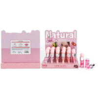Huile à Lèvres Liquide Hydratante Maquillage 6 Couleurs Longue Tenue Fini Mat Naturel – Vente en Gros