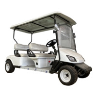 Chariot de golf électrique pour 4 personnes, phare, lunette, voiture de club, chariot de golf Ds, kit de levage précédent, chargeur de batterie 48V