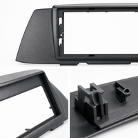 Kit Bingkai Bezel Radio Mobil ABS untuk Kia Sportage 2008-2017 Panel Trim Dasbor Navigasi Android QLED IPS Matte Black