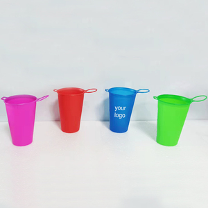 Gobelet de course pliable avec logo personnalisé, 200 ml/6,8 fl oz, TPU ultraléger, gobelet à eau portable pliable pour la course en trail, le marathon - Product Image 5