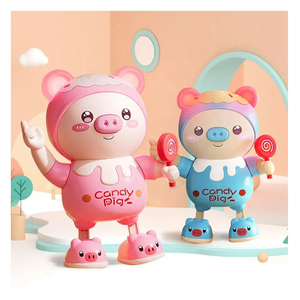 Maialino Elettrico Danzante Dinamico con Luci, Cammina a Sinistra/Destra, Giocattolo in Plastica per Bambini 0-24 Mesi e 2-3 Anni, Vendita all'Ingrosso - Product Image 4