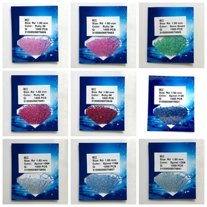 Nhiệt độ cao rực rỡ cắt tổng hợp màu đỏ <span class=keywords><strong>Ruby</strong></span> Corundum đá quý HQ đá quý 0.8-3mm tổng hợp màu hồng Corundum 2 #3 #5 #8 # <span class=keywords><strong>Ruby</strong></span> - Product Image 2