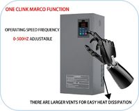 Variateur de fréquence 220V monophasé vers triphasé 380V 55KW pour compresseur et moteur