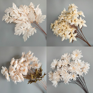 Flores Artificiales Color Champán para Boda, Rosas de Seda y Hortensias para Arco, Ramo, Decoración de Piso y Hilera de Flores - Product Image 4