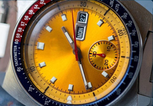 Reloj Mecánico Automático de Lujo Marca Pogue con Bisel <span class=keywords><strong>Pepsi</strong></span>, Cronógrafo, Reloj Vintage Raro para Hombre - Product Image 2
