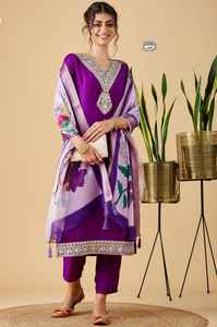 NUEVO ALMUERZO EXCLUSIVO TOTALMENTE COSTADO COLECCIÓN DE CONJUNTO KURTI Salidas cómodas y Todos los días Hermosa dupatta - Product Image 4