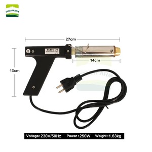 Descornador Eléctrico para Terneros con Punta de Cerámica, Apagado Automático sin Sangre, Herramienta de Desbarrado para Granjas Lecheras, Sonda de Acero Inoxidable - Product Image 2
