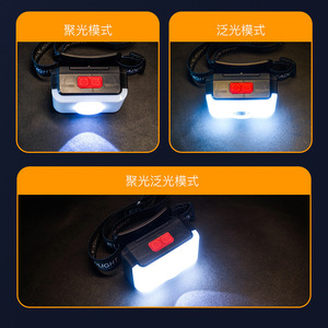 Linterna Frontal LED Recargable con Batería, Fuente de Luz LED Blanca, Linterna Frontal para Exteriores - Product Image 5