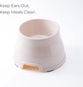 Mangkuk anjing bertelinga panjang, peralatan makan hewan peliharaan mangkuk anjing antiselip kaki tinggi makanan antikotor mangkuk anjing panjang - Product Image 3