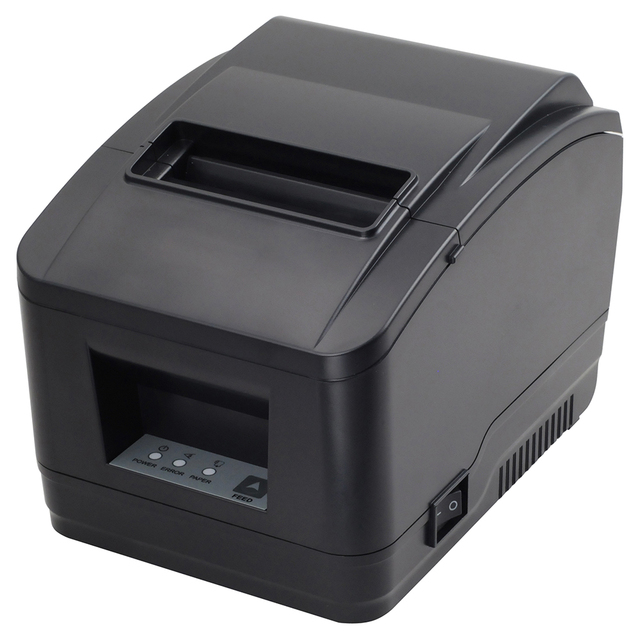 2025 80mm USD Receipt Printer with Auto Cutter and Wifi Option for Office Use Compatible with EPSON ESC/POS and STAR