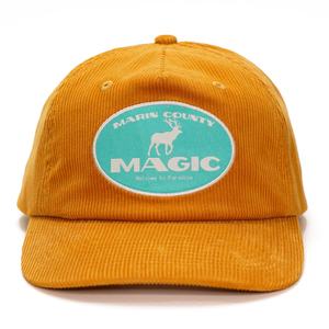 Gorras Personalizadas de Pana para Exteriores, Estilo Snapback de 5 Paneles, Sin Estructura, con Parche de Logotipo Tejido Original - Product Image 2