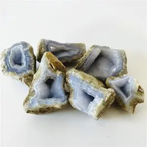 Obral Batu Akik Renda Biru Batu Akik Alami dengan Druzy