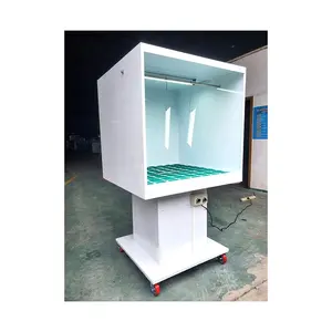 The manufacturer provides 1000x1000x1800 mm mini metal spray booth for skateboard painting