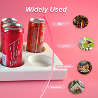 Ice Gel Pack Freezer Cool Pack Briques de glace minces et durables pour garder les boissons froides