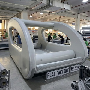 NOVA Real Factory Prices Manufacture <strong>Inflatable</strong> Yacht Catamaran Luxury <strong>Inflatable</strong> House <strong>Boat</strong> Sport <strong>with</strong> Engine for Floating <strong>Boat</strong> - Product Image 3