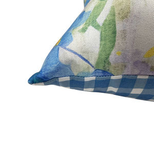 Grosir sarung bantal Sofa lempar, sarung bantal Sofa kamar tidur pola kustom Vintage biru sapi Dekorasi Rumah - Product Image 2