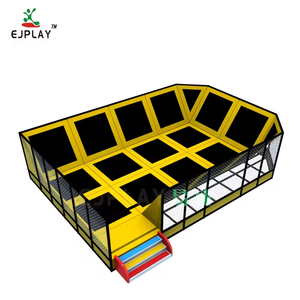 2025 Vente Chaude Intérieur En Plastique <span class=keywords><strong>Bleu</strong></span> <span class=keywords><strong>Trampoline</strong></span> Grand Jouet Pour Enfants À Prix Économique - Product Image 3