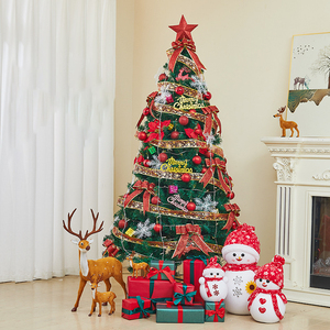 Vente en gros de <span class=keywords><strong>luxe</strong></span> 4ft 5ft 6ft 7ft 7.5ft 8ft 9ft 10ft <span class=keywords><strong>Sapin</strong></span> de Noël <span class=keywords><strong>artificiel</strong></span> en PE PVC floqué de qualité - Product Image 2