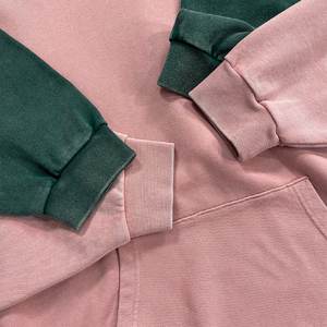 Custom Logo Vintage Men Acid Wash <strong>Hoodie</strong> Plain French Terry Oversized Heavyweight Men Hoodies High Quality - Product Image 4