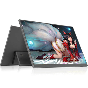 Đứng 15.6 inch Màn hình LED cảm ứng di động màn hình 15.6 inch máy tính máy tính xách tay du lịch mở rộng màn hình với Type-C HD-MI USB âm thanh - Product Image 1