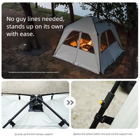Tente Pop-Up de Gros à Montage Rapide, Auvent Latéral pour Voiture, Abri Solaire pour Camping en Plein Air et Voyage en Voiture, Portable et Imperméable