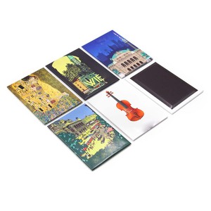 Italy hình chữ nhật kim loại tủ lạnh nam châm tinplate ảnh với nam châm cao su thăng hoa quà lưu niệm tinplate tủ lạnh nam châm - Product Image 6