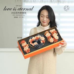 Love <span class=keywords><strong>panorama</strong></span> flower-Caja de regalo, material acrílico transparente, floristería, material de espuma de flor verde - Product Image 6