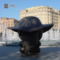 Estatua Abstracta de Princesa de Bronce Grande de TREVI, Estilo Manolo Valdés |   Escultura de la Serie Menina para Decoración de Plazas, Museos y Jardines