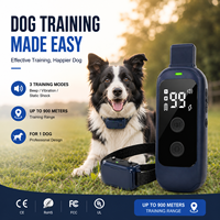 Collier de dressage pour chien en nylon et ABS, longue portée 600M, étanche IPX7, avec fonctions bip, vibration et choc statique, idéal pour l'entraînement extérieur des chiens - Vente Flash