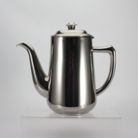 Ensemble de café et théière en métal de luxe pour la maison, hôtel ou restaurant pour le stockage du sucre et du lait Accessoires décoratifs élégants