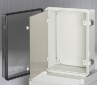 Armoire électronique extérieure étanche IP67 430x330x180mm porte à charnière transparente matériaux PC/ABS boîte de jonction électrique IP65/IP66"