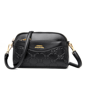 Women Branded Trend Hand Bag Female Causal Shoulder Handbags Embroidery Thread <b>Small</b> PU Leather Crossbody Bags - Product Image 2