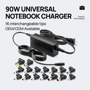 เครื่องชาร์จโน้ตบุ๊กอเนกประสงค์ 90W สำหรับเอชพี เดลล์ เกตเวย์ โตชิบา เลอโนโว เอเซอร์ เอซุส ซัมซุง โซนี่ ฟูจิตสึโน้ตบุ๊กอัลตร้าบุ๊คโครมบุ๊ก - Product Image 1