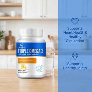 <span class=keywords><strong>Huile</strong></span> de poisson oméga-<span class=keywords><strong>3</strong></span> 1200 mg EPA 600 mg DHA 400 mg Soutient la fonction cardiaque et cérébrale GMP Halal OEM disponible - Product Image 2