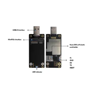 3G 4G Module Mini PCle To USB 2.0 Development Board Adapter With Sim Card Slot CB25 Converter Board