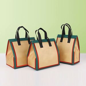 Sac isotherme imperméable et résistant à l'huile en aluminium, grande capacité, écologique, pour livraison, garde au chaud et au froid - Product Image 1