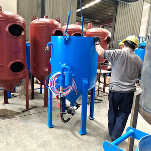 CQM Mobile High Pressure <b>Sandblaster</b> With Pressure Vessel For Descaling And Stripping - Product Image 4